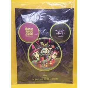 Oogie Boogie Bash 2025 Buttons / Pins Disneyland Halloween Magic Key